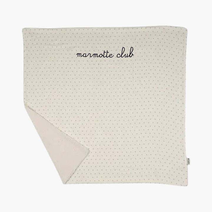 Moumoute Blanket “Marmotte Club” Heart