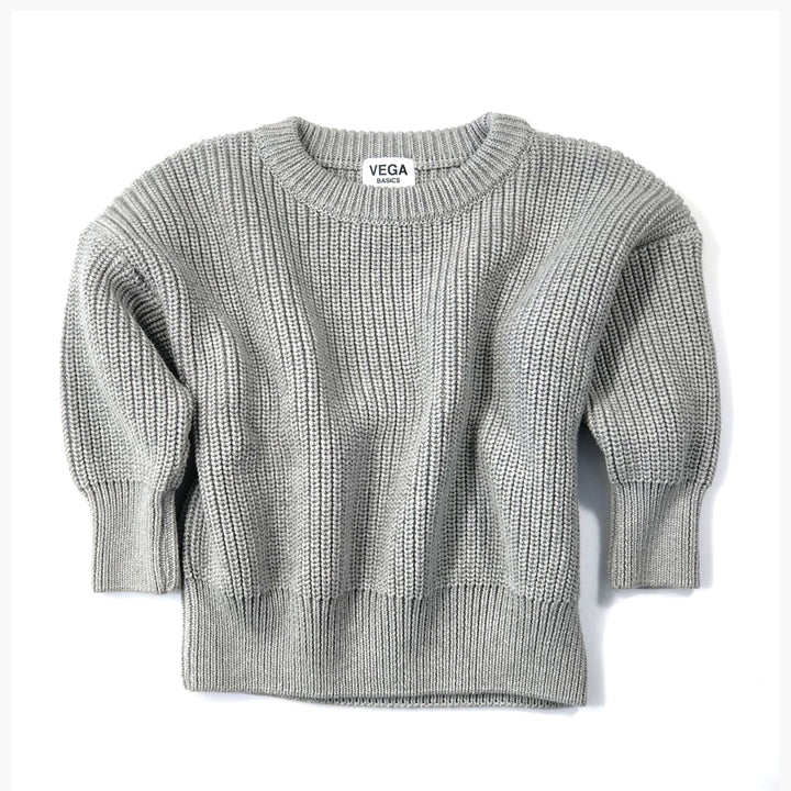 Cordero Knitted Sweater Melange Gray