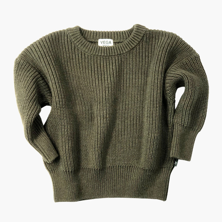 Cordero Khaki Knitted Sweater