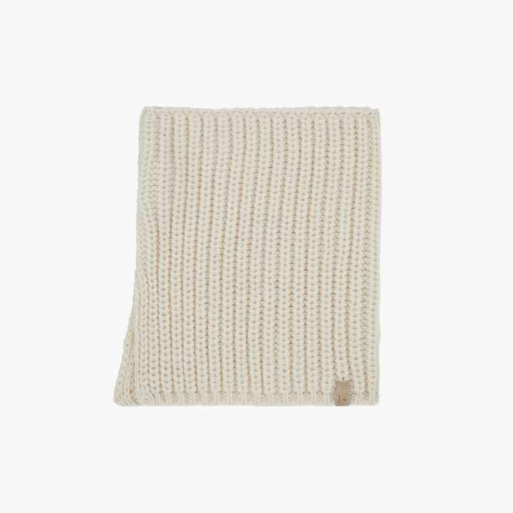 Bo Knitted Neck Warmer Ecru