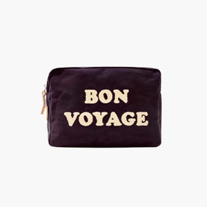 Bon Voyage Black Pencil Case
