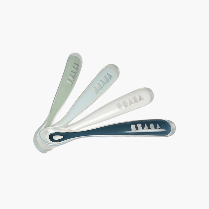 Box of 4 silicone spoons 1st age
