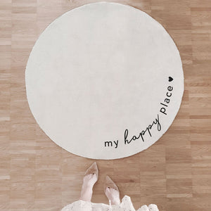 Tapis Rond My Happy Place
