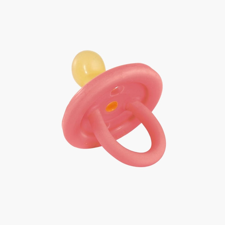 Pink Natural Rubber Pacifier