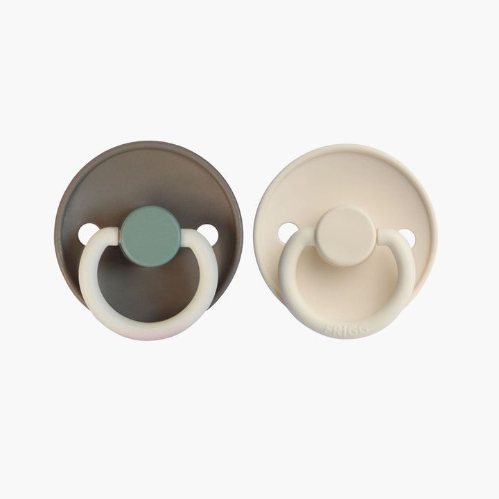 Pacifiers Pack of 2 - Rubber Hudson Bay / Cream