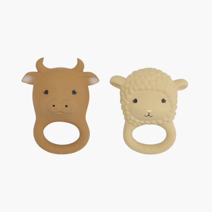 Anneaux de Dentition Duo Sheep & Cow