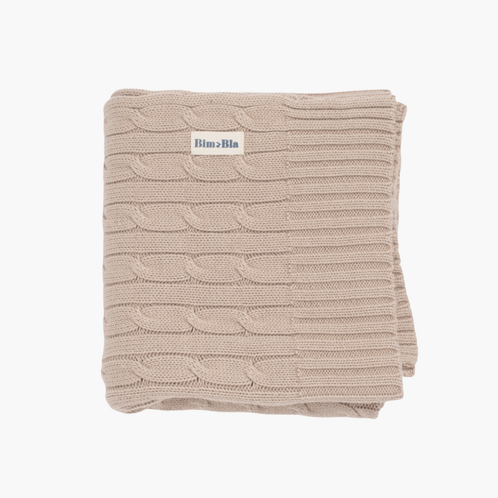 Taupe Knit Blanket