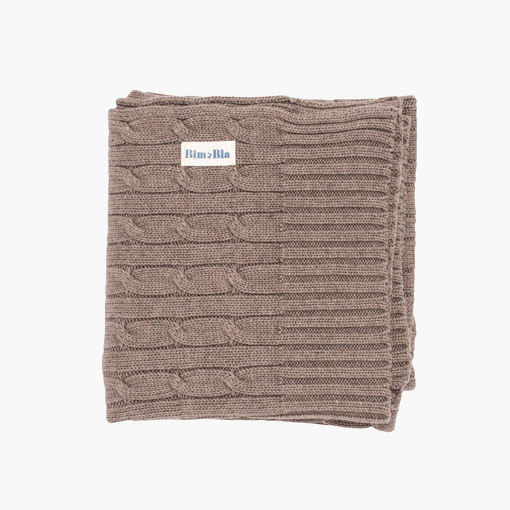 Taupe Knit Blanket