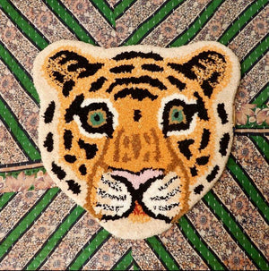 Tiger Head rug