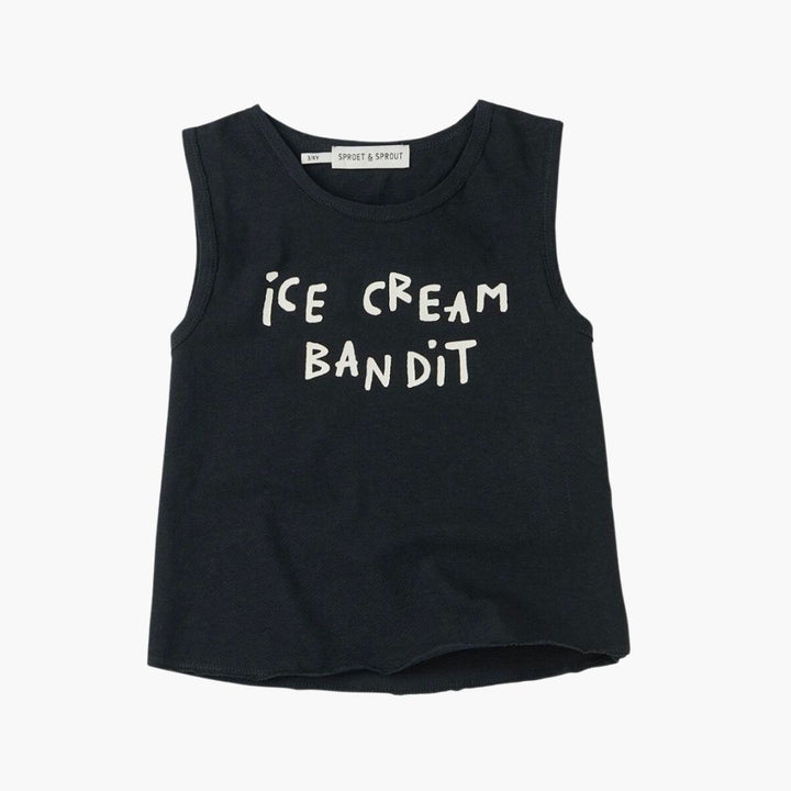 Black Ice Cream Bandit Top