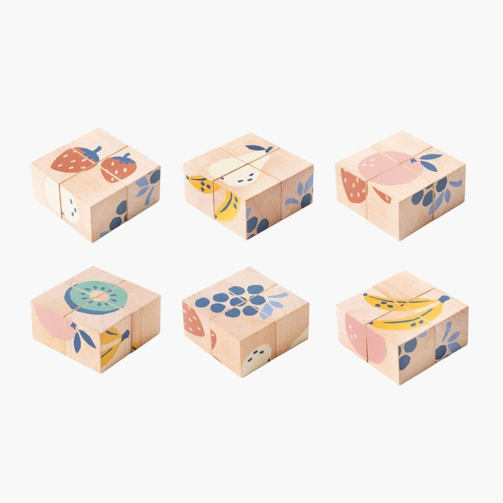Fruit Wooden Cubes