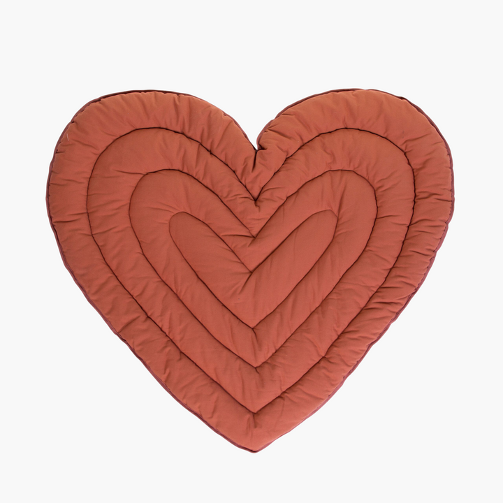 Terracotta Heart Play Mat