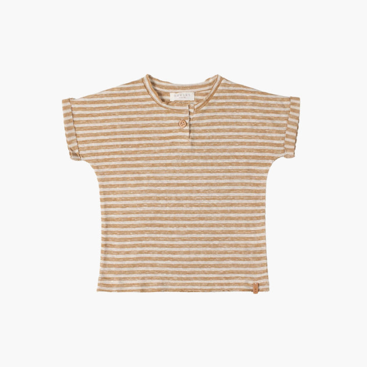 T-Shirt Stripe Dust Caramel